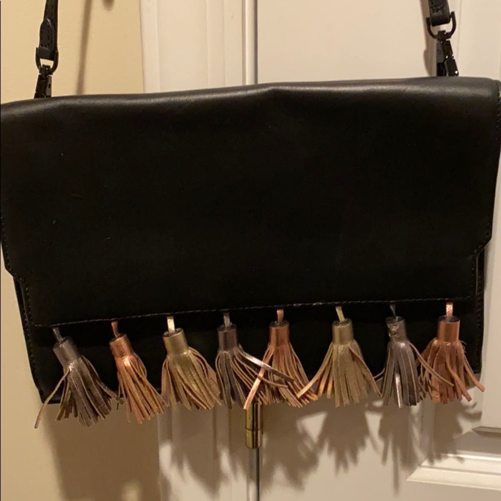 Rebecca Minkoff Sofia Tassel Clutch Bag - Picture 2 of 6
